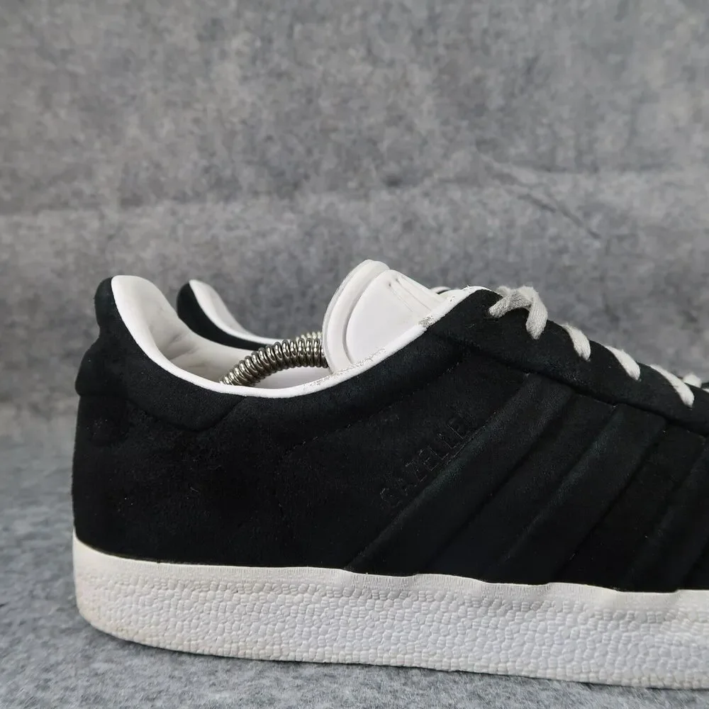 Adidas Shoes Mens 11 Sneaker Lifestyle Gazelle Leather Low Black Lace Up Classic